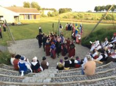 Frá setanini av Nordisk folkdansfestival í Skurup