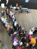 Kvøða Ormin langa á bryggjuni
